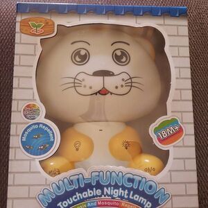 Tiger nightlight and mosquito repellent toy for a child